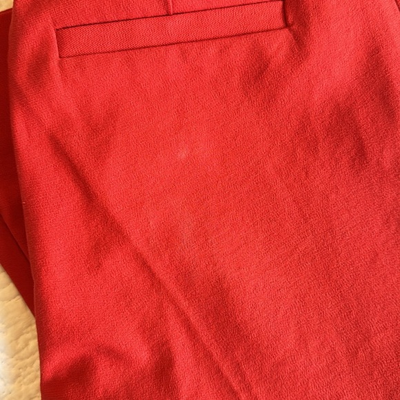 Derek Lam 10 Crosby Red Flared Trousers Office Workwear Career - Picture 9 of 10